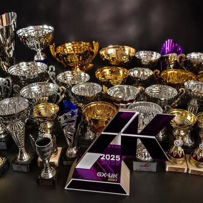 The TLR trophy collection and 2025 GX-UK award